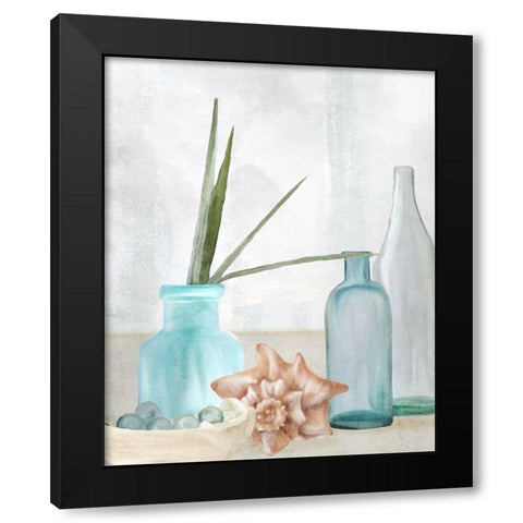 Seaside Escape 2 Black Modern Wood Framed Art Print by Allen, Kimberly