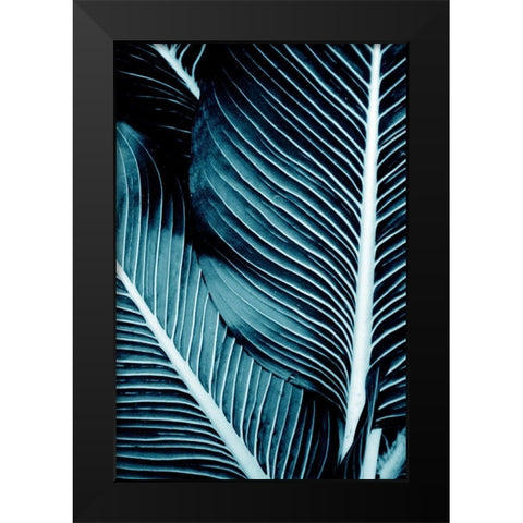 Tropical Blue 1 Black Modern Wood Framed Art Print by Allen, Kimberly