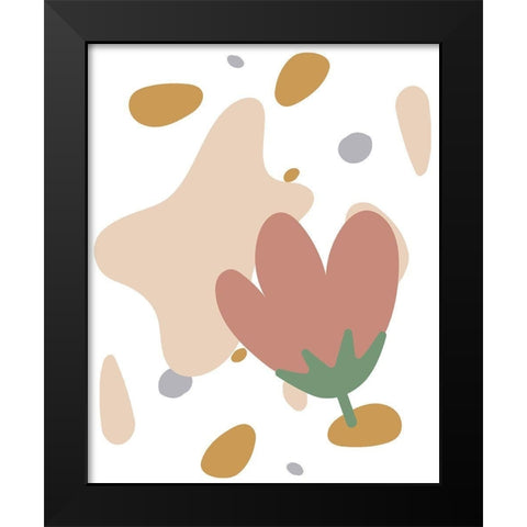 Organic 1 Black Modern Wood Framed Art Print by Allen, Kimberly