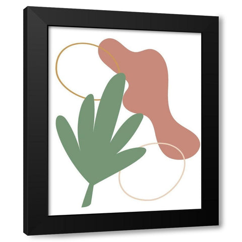 Organic 2 Black Modern Wood Framed Art Print by Allen, Kimberly