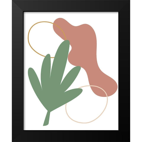 Organic 2 Black Modern Wood Framed Art Print by Allen, Kimberly