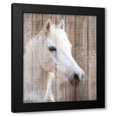 Painted White Black Modern Wood Framed Art Print by Allen, Kimberly