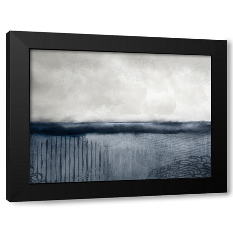 Beneath the Surface Black Modern Wood Framed Art Print with Double Matting by Kimberly, Allen