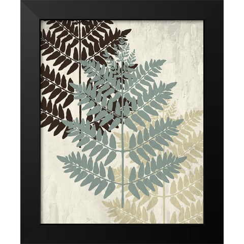 Fern 1 Black Modern Wood Framed Art Print by Allen, Kimberly