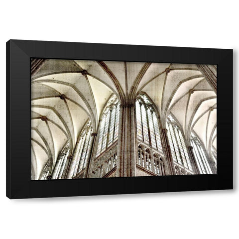 Arch 2 Black Modern Wood Framed Art Print with Double Matting by Allen, Kimberly