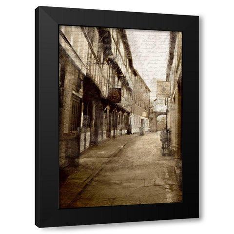 City Light 2 Black Modern Wood Framed Art Print with Double Matting by Allen, Kimberly