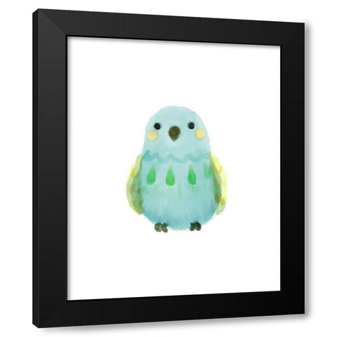 Chirp 2 Black Modern Wood Framed Art Print with Double Matting by Allen, Kimberly