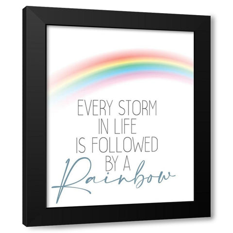 Every Storm Black Modern Wood Framed Art Print by Allen, Kimberly