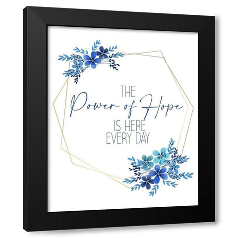 The Power Black Modern Wood Framed Art Print with Double Matting by Allen, Kimberly