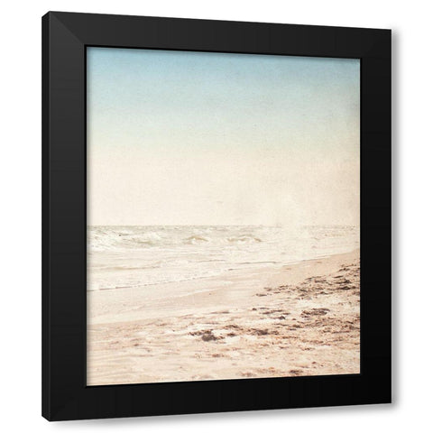 Beach Waves 2 Black Modern Wood Framed Art Print by Allen, Kimberly