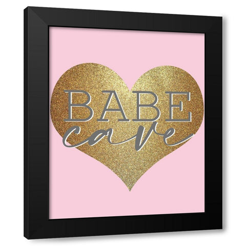 Fashionista 4 Black Modern Wood Framed Art Print with Double Matting by Allen, Kimberly