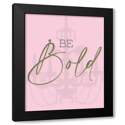 Fashionista 10 Black Modern Wood Framed Art Print by Allen, Kimberly