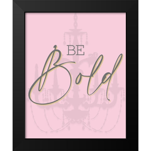 Fashionista 10 Black Modern Wood Framed Art Print by Allen, Kimberly