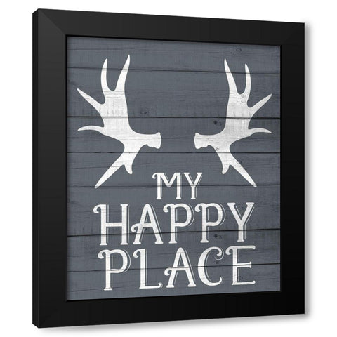 Lake House 8 Black Modern Wood Framed Art Print with Double Matting by Allen, Kimberly