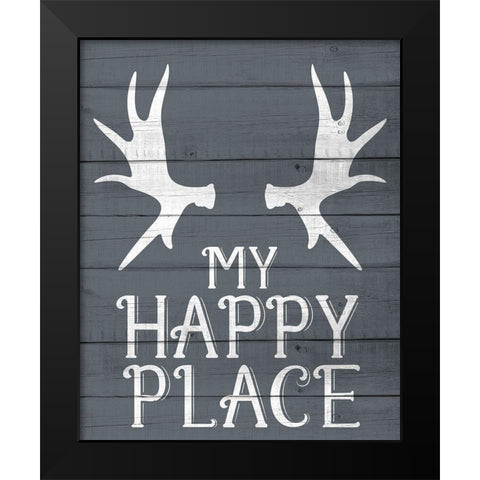 Lake House 8 Black Modern Wood Framed Art Print by Allen, Kimberly