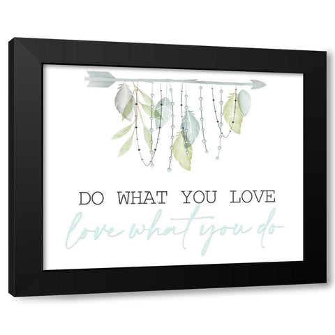 Minty 2 Black Modern Wood Framed Art Print by Allen, Kimberly