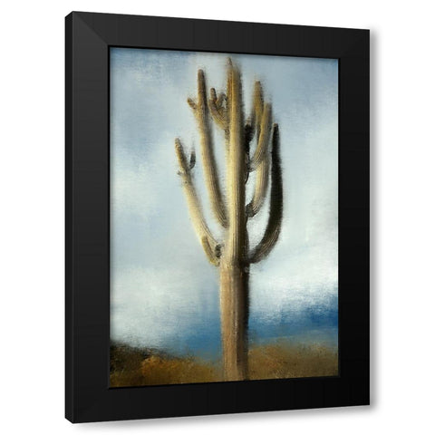 Standing Tall Black Modern Wood Framed Art Print by Allen, Kimberly