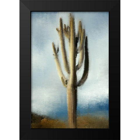Standing Tall Black Modern Wood Framed Art Print by Allen, Kimberly