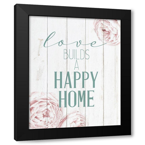 On Teal 3 Black Modern Wood Framed Art Print by Allen, Kimberly