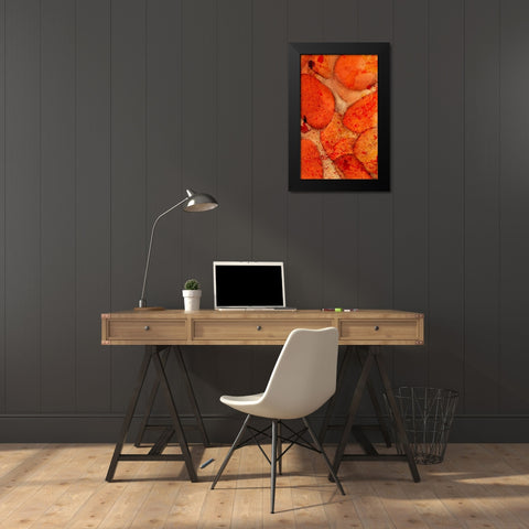 Orange Day A Black Modern Wood Framed Art Print by Allen, Kimberly