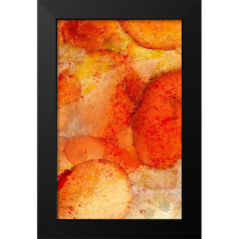 Orange Day B Black Modern Wood Framed Art Print by Allen, Kimberly