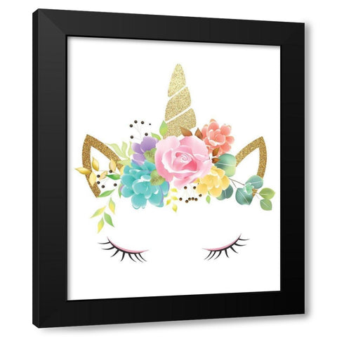 Queen 2 Black Modern Wood Framed Art Print with Double Matting by Allen, Kimberly