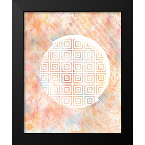 Color Design 1 Black Modern Wood Framed Art Print by Allen, Kimberly