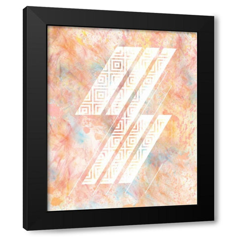 Color Design 2 Black Modern Wood Framed Art Print by Allen, Kimberly