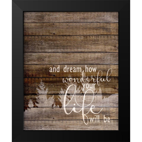 Goodnight Angel 2 Black Modern Wood Framed Art Print by Allen, Kimberly