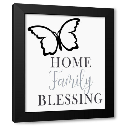 Faith Family 2 Black Modern Wood Framed Art Print by Allen, Kimberly