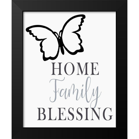Faith Family 2 Black Modern Wood Framed Art Print by Allen, Kimberly