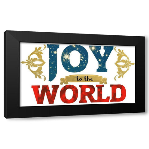 Christmas Night 2 Black Modern Wood Framed Art Print by Allen, Kimberly