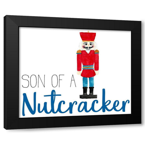 Christmas Time 2 Black Modern Wood Framed Art Print by Allen, Kimberly