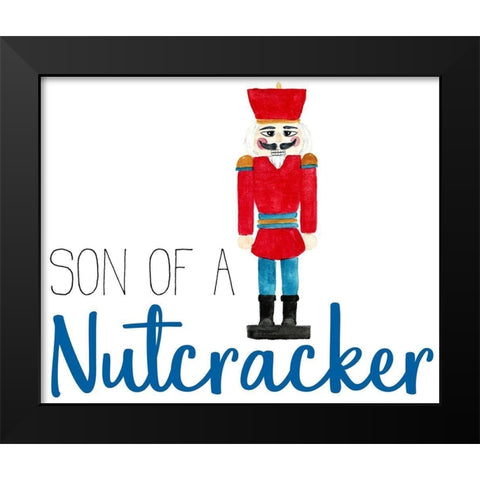 Christmas Time 2 Black Modern Wood Framed Art Print by Allen, Kimberly