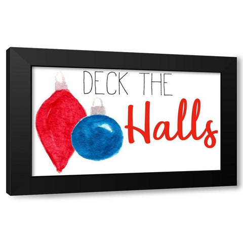 Christmas Time 3 Black Modern Wood Framed Art Print by Allen, Kimberly