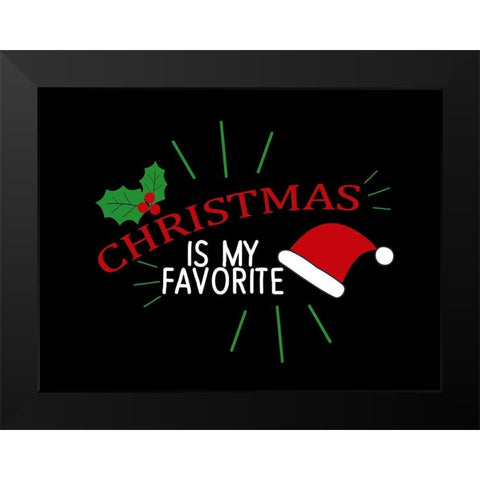 My Favorite Black Modern Wood Framed Art Print by Allen, Kimberly