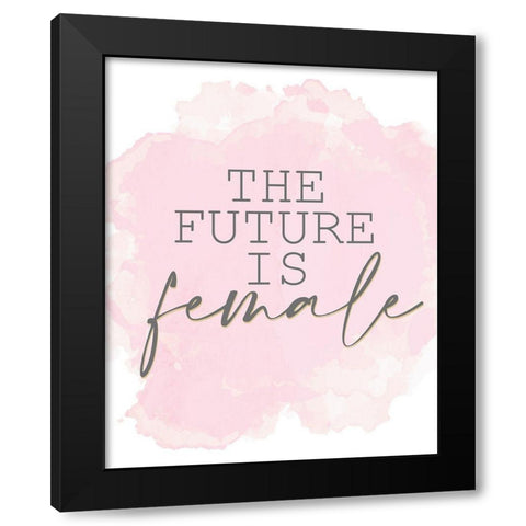 Fashionista 14 Black Modern Wood Framed Art Print by Allen, Kimberly
