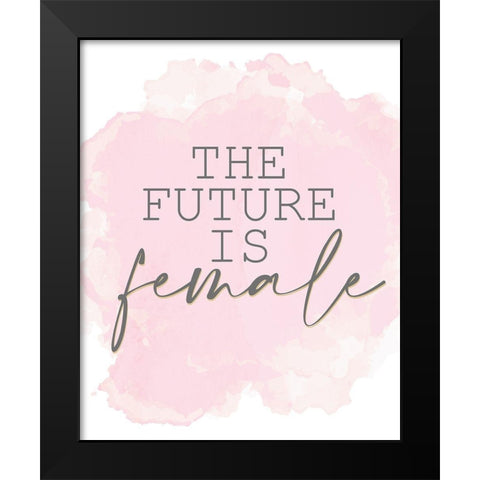 Fashionista 14 Black Modern Wood Framed Art Print by Allen, Kimberly