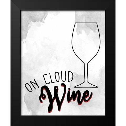 On Cloud Black Modern Wood Framed Art Print by Allen, Kimberly