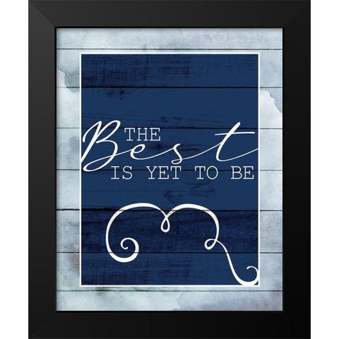 The Best Black Modern Wood Framed Art Print by Allen, Kimberly
