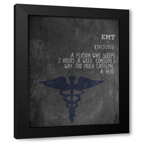 A EMT Black Modern Wood Framed Art Print by Allen, Kimberly
