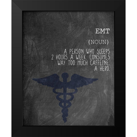 A EMT Black Modern Wood Framed Art Print by Allen, Kimberly