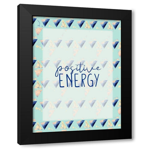 Positive Black Modern Wood Framed Art Print by Allen, Kimberly