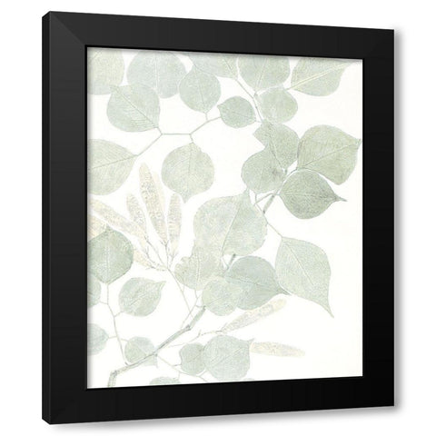 Soft 1 Black Modern Wood Framed Art Print with Double Matting by Allen, Kimberly