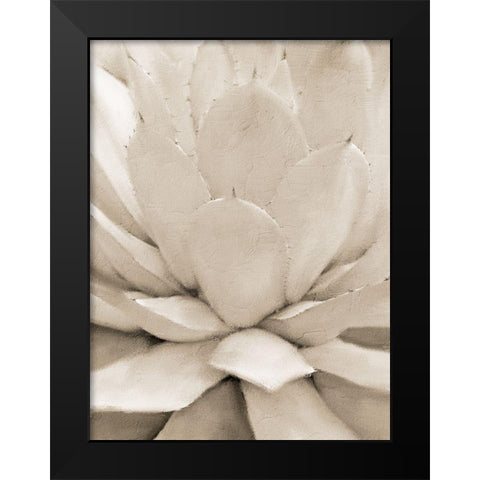 Agave Neutral 1 Black Modern Wood Framed Art Print by Allen, Kimberly