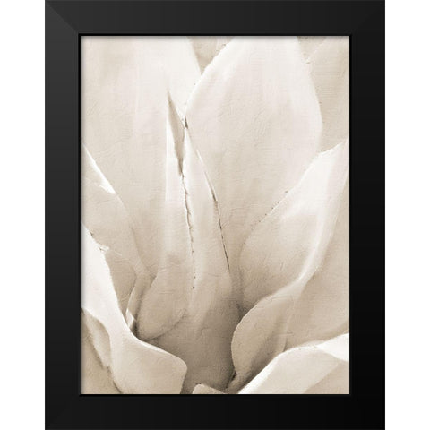 Agave Neutral 2 Black Modern Wood Framed Art Print by Allen, Kimberly