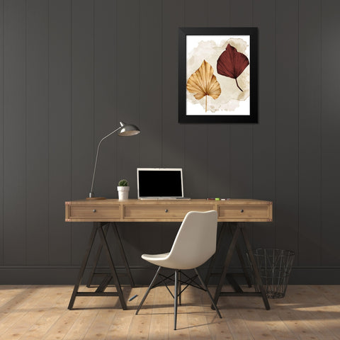 Fan 1 Black Modern Wood Framed Art Print by Allen, Kimberly