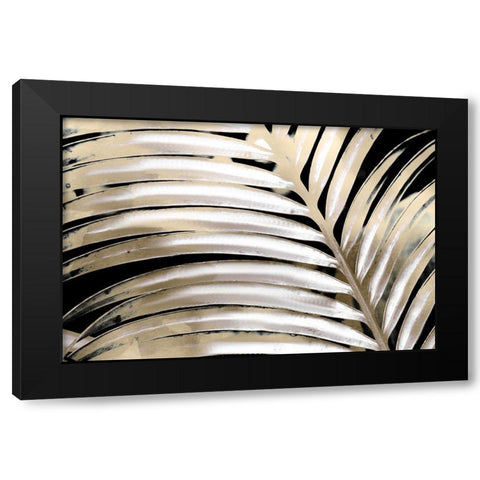 Palm Gild Black Modern Wood Framed Art Print with Double Matting by Allen, Kimberly