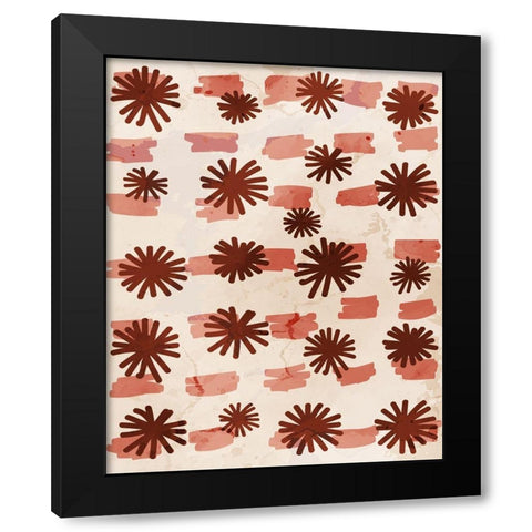 Texture 1 Black Modern Wood Framed Art Print by Allen, Kimberly