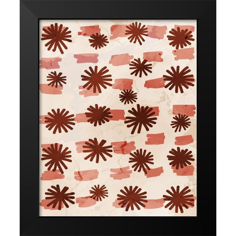 Texture 1 Black Modern Wood Framed Art Print by Allen, Kimberly